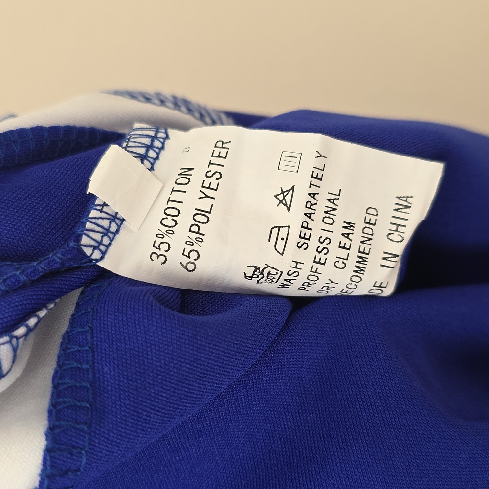 Blue and White Women's Dress 2XL - Picture 2 of 2